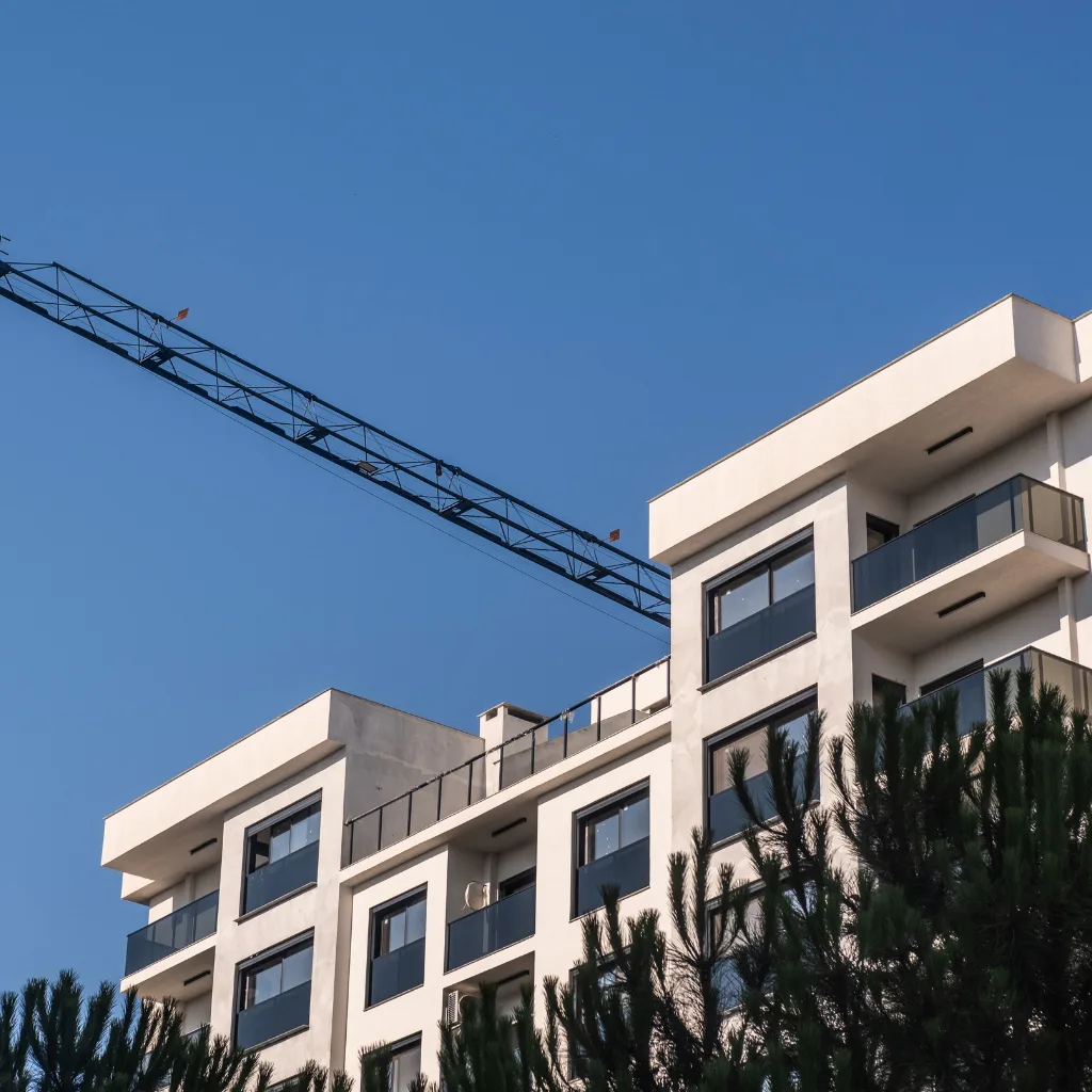 Construction site of a New Zealand property development